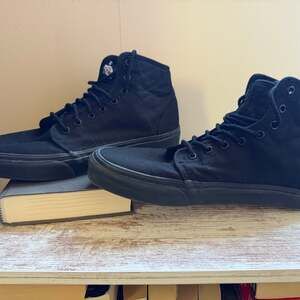 Vans OTW Collection Alomar High Top Sneakers Black Out Canvas
